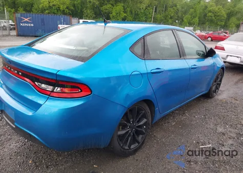 2016 Dodge Dart Sxt Sport Blacktop from USA, damaged, VIN 1C3CDFFA7GD819356